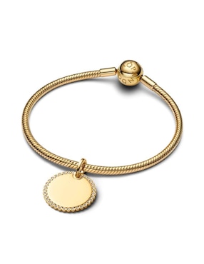 Dije circular Pandora moments de plata P 925 zirconia cúbica