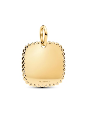 Dije cuadrado Pandora moments de plata P 925 zirconia cúbica