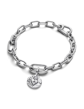 Charm de corazón Pandora me de plata P 925 zirconia cúbica