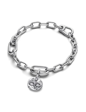 Charm de serpiente Pandora me de plata P 925 zirconia cúbica