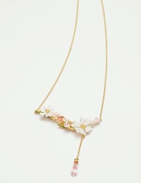 Collar de flor Les Néréides Spring Ball de baño de oro