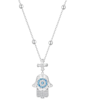 Collar con dije de mano Ame Jewelry Glam Pop de plata P 925