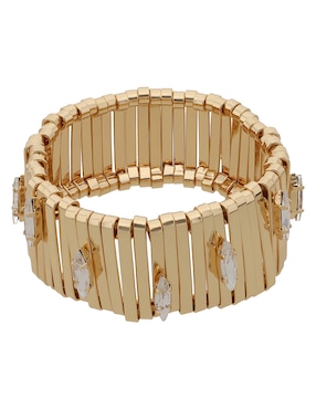 Pulsera Nine West Sticks and Stones con acabado brillante