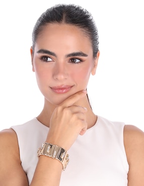 Pulsera Nine West Sticks and Stones con acabado brillante