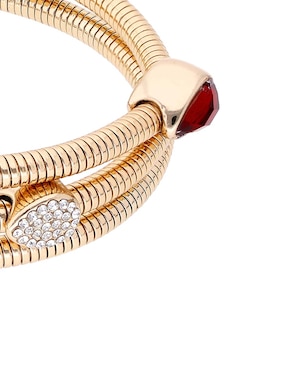 Pulsera Nine West con acabado pavé