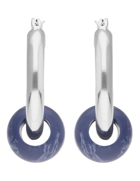Aretes cortos Nine West Holiday Beads con acabado brillante
