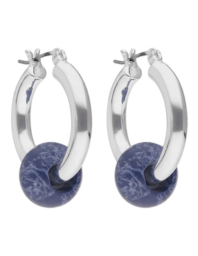Aretes cortos Nine West Holiday Beads con acabado brillante