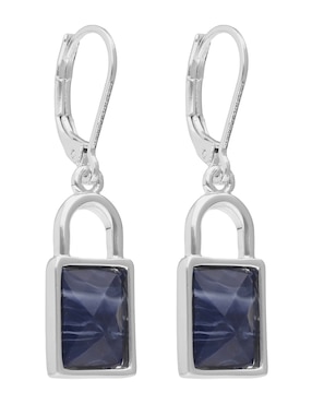 Aretes largos Nine West Holiday Beads con acabado brillante