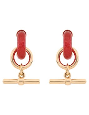 Aretes Nine West Holiday Beads con acabado brillante