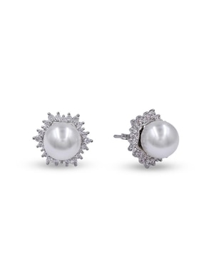 Aretes y collar Arette perla