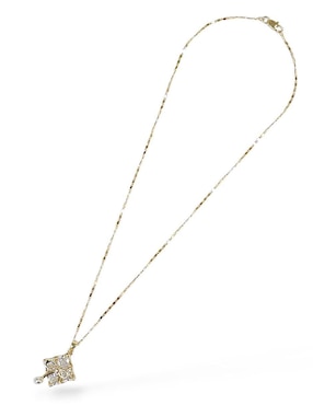 Aretes y collar de regalo Og 18 K zirconia