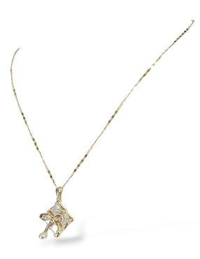 Aretes y collar de regalo Og 18 K zirconia