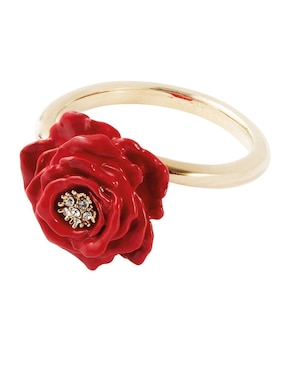 Anillo de flor Les Néréides cristal esmaltado