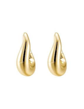 Aretes de aro Les Néréides de plata P 925