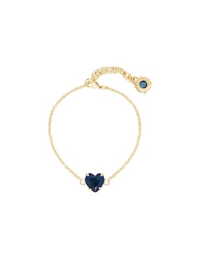 Pulsera Les Néréides Cristal con acabado baño de oro 18K