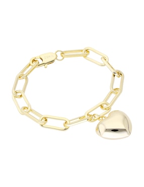 Brazalete Les Néréides de plata P 925 con acabado baño de oro
