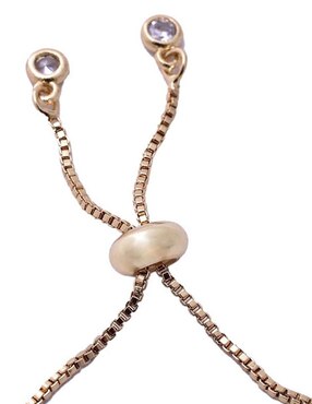 Pulsera Dara Baby con acabado chapa de oro