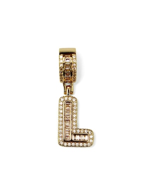 Collar con dije de letras Moon de oro laminado 10 K