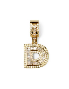 Collar con dije de letras Moon de oro laminado 10 K