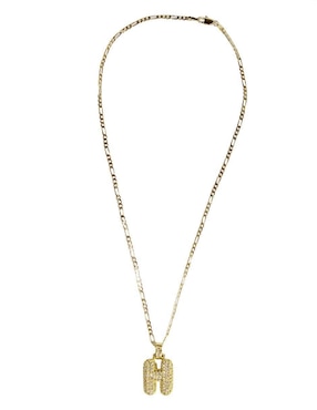 Collar con dije de letras Moon de oro laminado 10 K