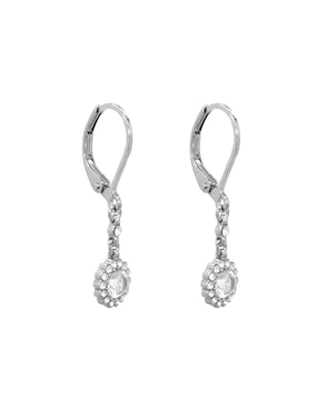 Aretes largos circular Carré