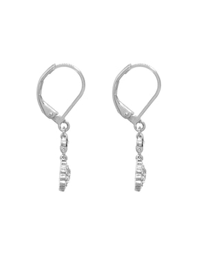 Aretes largos circular Carré