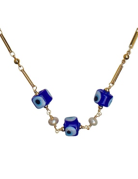 Collar de ojo turco Sofia Blum 14 K