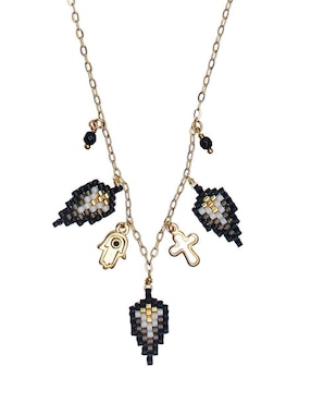 Collar de hoja Sofia Blum 14 K