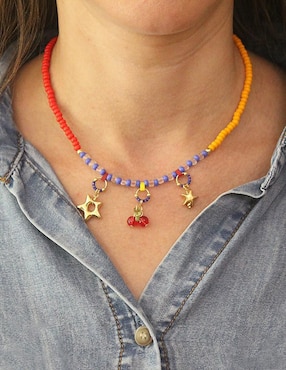 Collar de estrella Sofia Blum 14 K