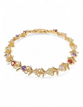 Pulsera OG con acabado baño de oro 18k