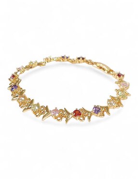 Pulsera OG con acabado baño de oro 18k