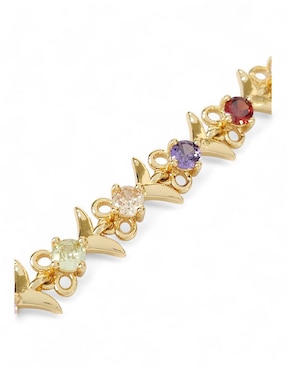 Pulsera OG con acabado baño de oro 18k