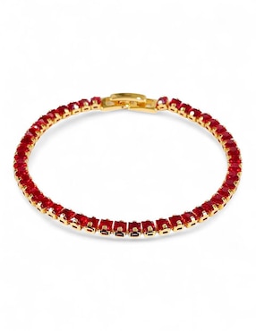 Pulsera Og con acabado baño de oro 18k