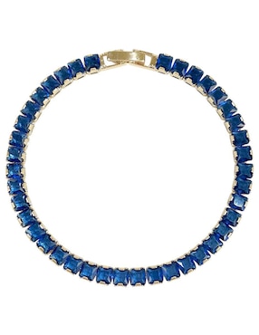 Pulsera OG con acabado baño de oro de 18k