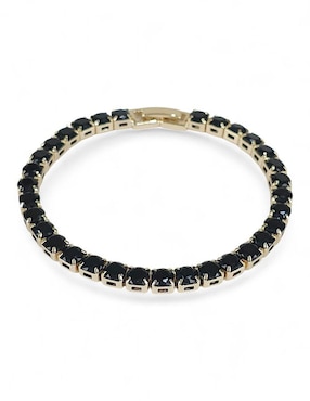 Pulsera Og con acabado baño de oro 18k