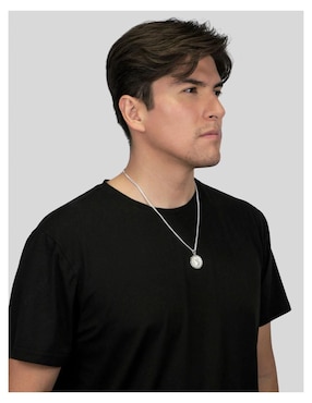 Collar con dije san benito Crixus Joyeria de plata P 925