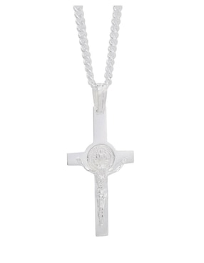 Collar con dije de cruz Crixus Joyeria de plata P 925