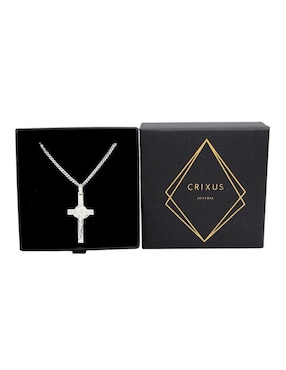Collar con dije de cruz Crixus Joyeria de plata P 925
