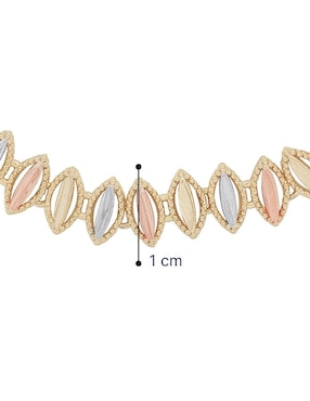 Pulsera Horoz con acabado chapa de oro 18 K