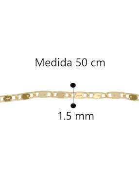 Collar de eslabones Horoz 18 K