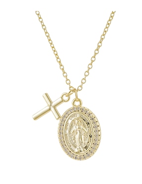 Collar con dije Carmela Mía Religiosos 14 k