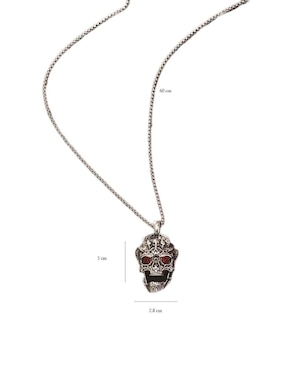 Collar con dije de calavera Nira