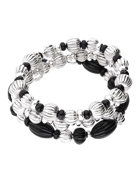 Pulsera Napier Midnight Beads con acabado brillante