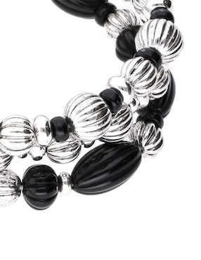 Pulsera Napier Midnight Beads con acabado brillante