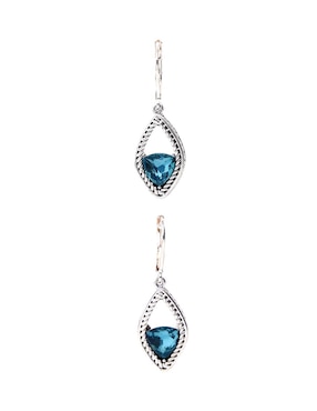 Aretes Napier con acabado brillante