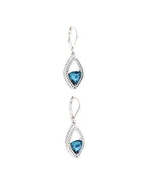 Aretes Napier con acabado brillante