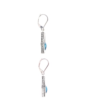 Aretes Napier con acabado brillante