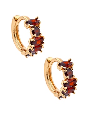 Aretes cortos Napier Social clr cz key item ears con acabado brillante