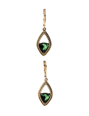 Aretes Napier con acabado brillante