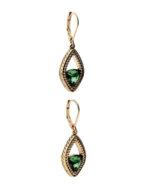 Aretes Napier con acabado brillante